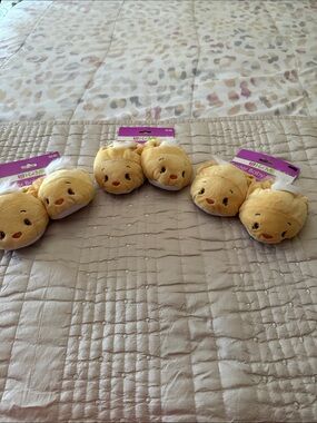 Plush Yellow Baby Character Small Pet Toy by